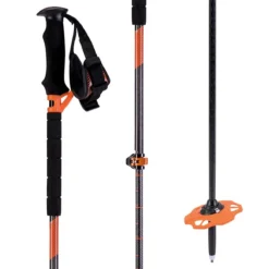 K2 LOCK JAW CARBON PLUS Adjustable Ski Poles 2021